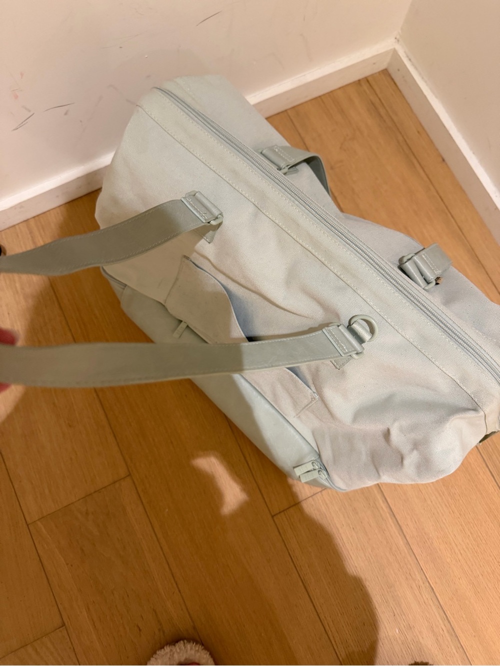 BEIS- Light Mint weekender bag